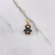 Dije Oso 3.45gr / 2.4cm / Circones Cafes Negros Oro Amarillo &