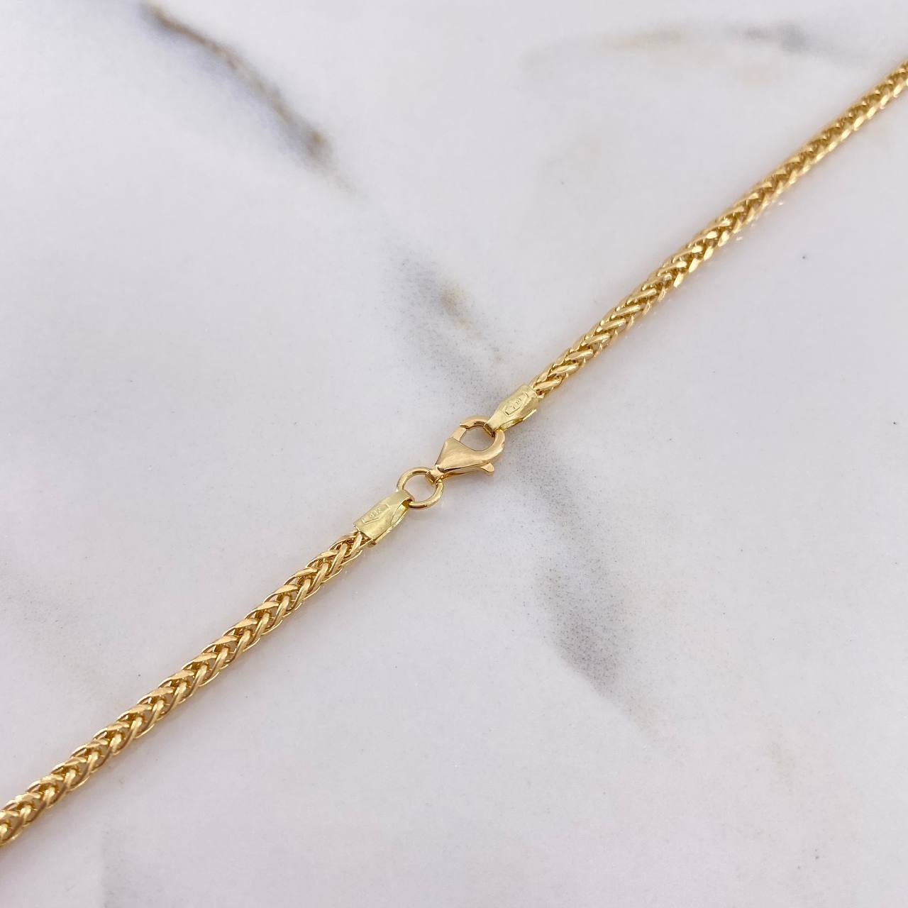 Cadena Franco 5.6gr / 60cm / 3mm Oro Amarillo +4 &