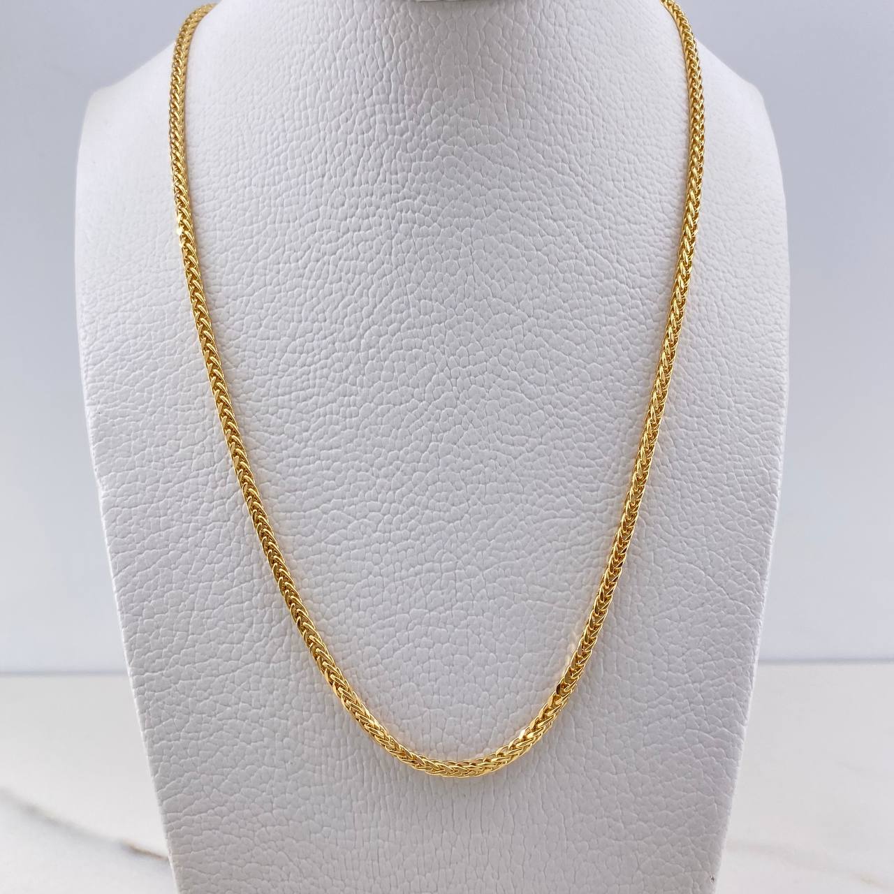 Cadena Franco 5.6gr / 60cm / 3mm Oro Amarillo +4 &