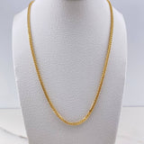 Cadena Franco 5.6gr / 60cm / 3mm Oro Amarillo +4 &