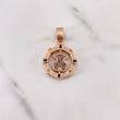 Dije Oso Ts 12.35gr / 3.6cm / Circones Colores Dos Oros Blanco Rosa 18K $