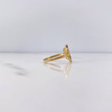 Anillo Panal 3.25gr / T7 / Circones Colores Oro Amarillo 18K $