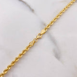 Cadena Lazo 8gr / 60cm / 3mm Oro Amarillo +3 18K &