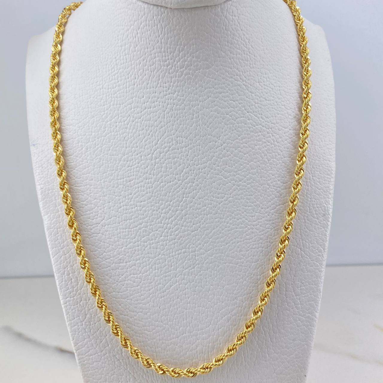 Cadena Lazo 8gr / 60cm / 3mm Oro Amarillo +3 18K &