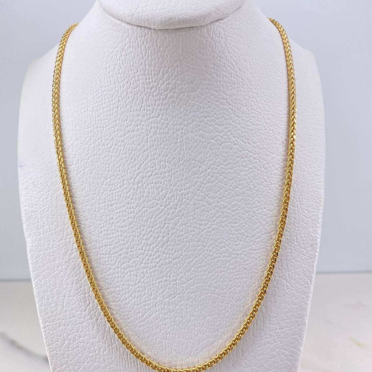 Cadena Franco 5.5gr / 60cm / 1.8mm Oro Amarillo +3 18K &