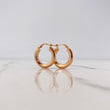 Candongas Koko 2.45gr / 1.8cm / Hexagonal Oro Rosa $