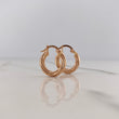 Candongas Sofi 1.5gr / 1.5cm / Espiral Oro Rosa $