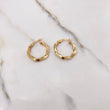 Candongas Kari 1.65gr / 1.8cm / Lisa Rustica Oro Amarillo $