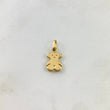 Dije Oso Ts 0.65gr / 1.7cm / Liso Oro Amarillo $