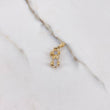 Dije Auto 1.6gr / 2cm / Circones Blancos Dos Oros Amarillo Blanco $