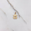 Dije Oso Ts Corazon 1.3gr / 1.7cm / Liso Oro Amarillo $
