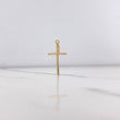 Dije Cruz 1.35gr / 3.3cm / Lisa Oro Amarillo $
