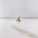 Dije Colibrí 0.4gr / 1.5cm / Troquelado Oro Rosa $