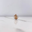 Dije Rostro de Cristo 0.75gr / 1.5cm / Circones Blancos Oro Rosa $