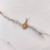 Dije Virgen del Carmen 0.65gr / 1.5cm / Circones Blancos Oro Amarillo $