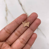 Dije Mariposa 0.45gr / 1.2cm / Oro Rosa $