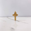 Dije Cruz Cristo 2.1gr / 3.5cm / San Benito Oro Amarillo $