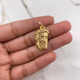 Dije Rostro de Cristo 2.6gr / 3cm / Oro Amarillo $