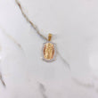 Dije Virgen del Carmen 7.1gr / 3.5cm / Circones Blancos Tres Oros $