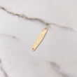 Herraje Placa 0.9gr / 3cm / Lisa Oro Amarillo $