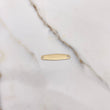 Herraje Placa 0.6gr / 2.5cm / Lisa Oro Amarillo $