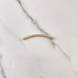 Herraje Tubular Escamado 0.8gr / 4cm / 2mm Oro Amarillo $