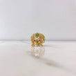 Anillo Rana 8.7gr / T7 1/2 / Circones Blancos Verdes Fuscias Oro Amarillo $