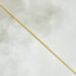 Cadena Mini Cubana 0.75gr / 55cm / 0.45mm Oro Amarillo +1 $