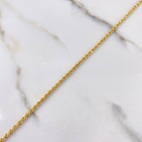 Pulso Lazo 1.65gr / 20cm / 2mm Oro Amarillo +3 &