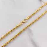 Pulso Lazo 1.65gr / 20cm / 2mm Oro Amarillo +3 &