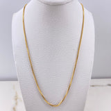 Cadena Veneciana 3.75gr / 60cm / 1mm Oro Amarillo +3 $