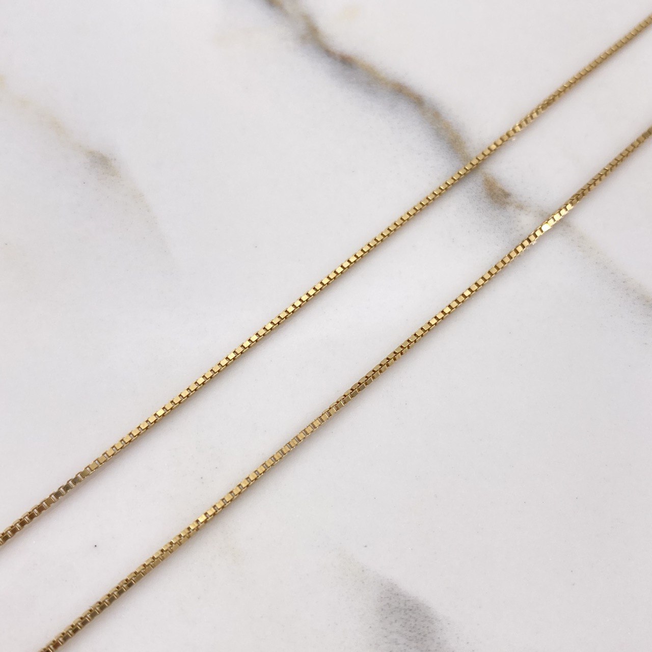 Cadena Veneciana 1.55gr / 55cm / 1mm Oro Amarillo +3 $