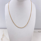 Cadena Veneciana 1.55gr / 55cm / 1mm Oro Amarillo +3 $