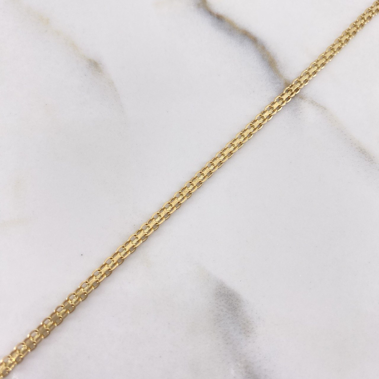 Tobillera China 3.5gr / 26cm / 3mm Oro Amarillo +0 &