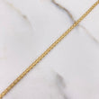 Tobillera China 3.5gr / 26cm / 3mm Oro Amarillo +0 &
