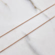 Cadena Militar 2.35gr / 50cm / 1mm Oro Rosa +3 &