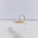 Candongas Mai 2.2gr / 2cm / Rayadas Oro Amarillo $