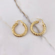 Candongas Emmi 4.4gr / 2.6cm / Espiral Oro Amarillo $