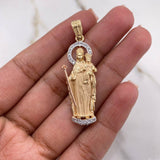 Dije Virgen Del Carmen 6.2gr / 4.5cm / Circones Blancos Tres Oros