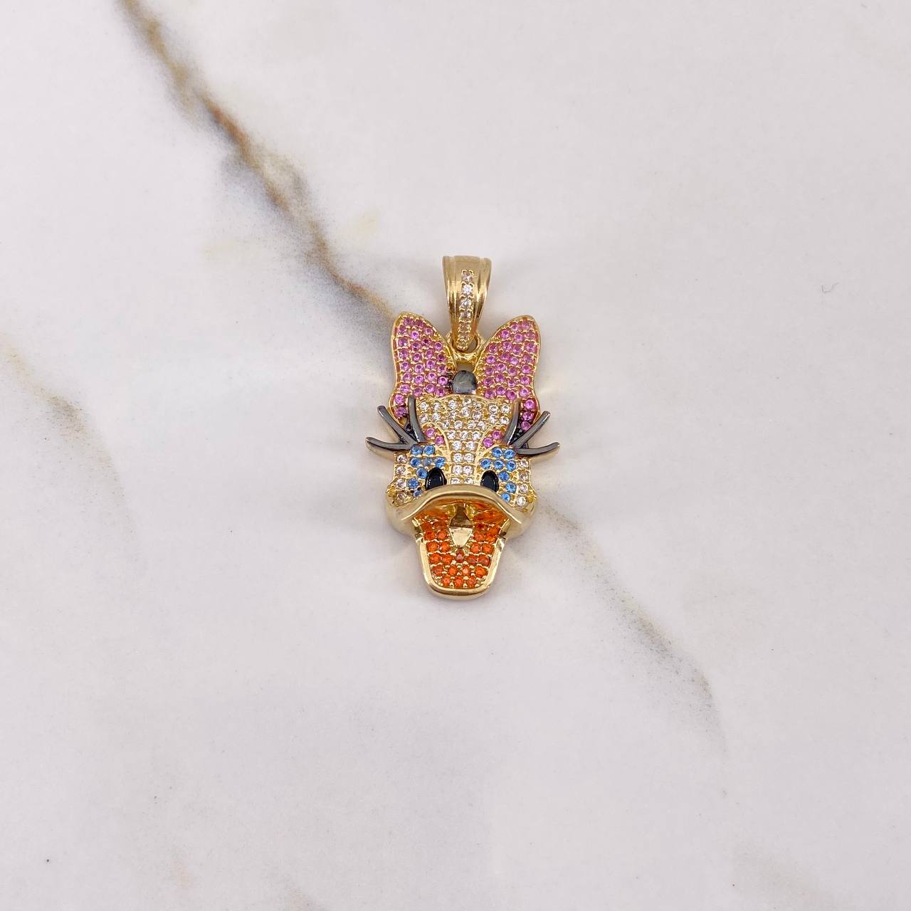 Dije Pata 7.9gr / 3.3cm / Circones Rosados Blancos Azules Naranjas Oro Amarillo (Oferta) $