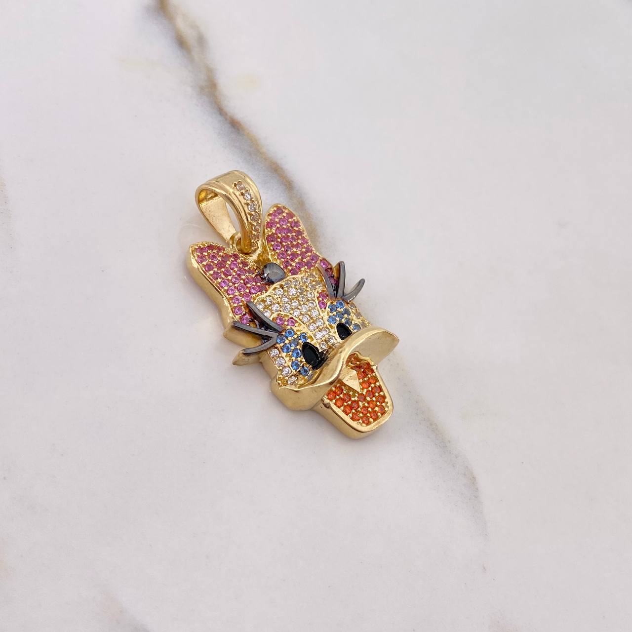 Dije Pata 7.9gr / 3.3cm / Circones Rosados Blancos Azules Naranjas Oro Amarillo (Oferta) $