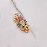 Dije Pata 7.9gr / 3.3cm / Circones Rosados Blancos Azules Naranjas Oro Amarillo (Oferta) $