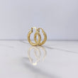 Candongas Emmi 2.45gr / 2cm / Espiral Oro Amarillo $