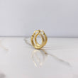 Candongas Juli 1.9gr / 2cm / Rayadas Oro Amarillo $