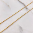 Cadena Lazo 1.05gr / 60cm / 0.95mm Oro Amarillo +3 $