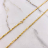 Cadena Franco 5.8gr / 60cm / 2mm Oro Amarillo +4 $