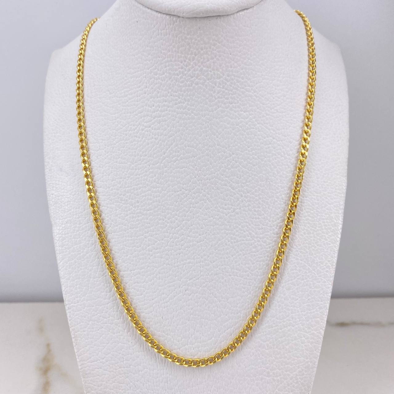 Cadena Cubana 6.95gr / 60cm / 3mm Oro Amarillo +0 $