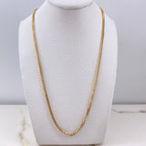 Cadena Veneciana 14.7gr / 60cm / 1.75mm Dos Oros Amarillo Blanco +3 $
