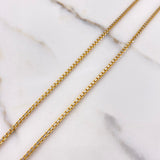 Cadena Veneciana 14.7gr / 60cm / 1.75mm Dos Oros Amarillo Blanco +3 $