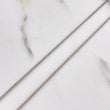 Cadena Franco 1.85gr / 45cm / 1mm Oro Blanco +4 $
